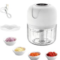 Portable Electric Food Processor With 3 Blades Stainless Steel Bivolt