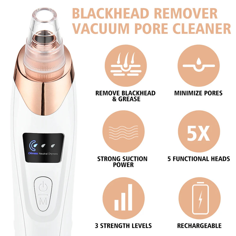 Electric Vacuum Suction for Facial Cleaner