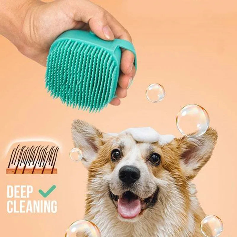 Soft Safety Silicone Pet Bath Brush Massage