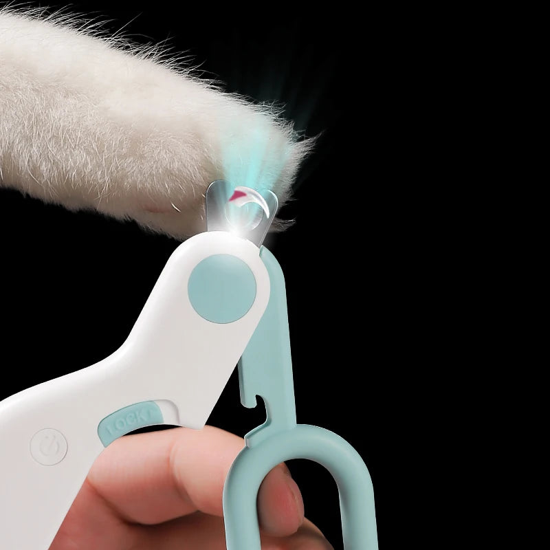 Pet Nail Clipper Cutter with Led Light for Cat and Dog