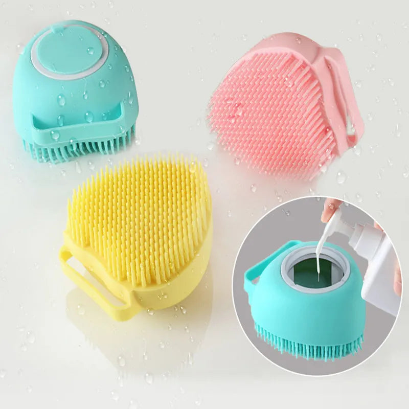 Soft Safety Silicone Pet Bath Brush Massage