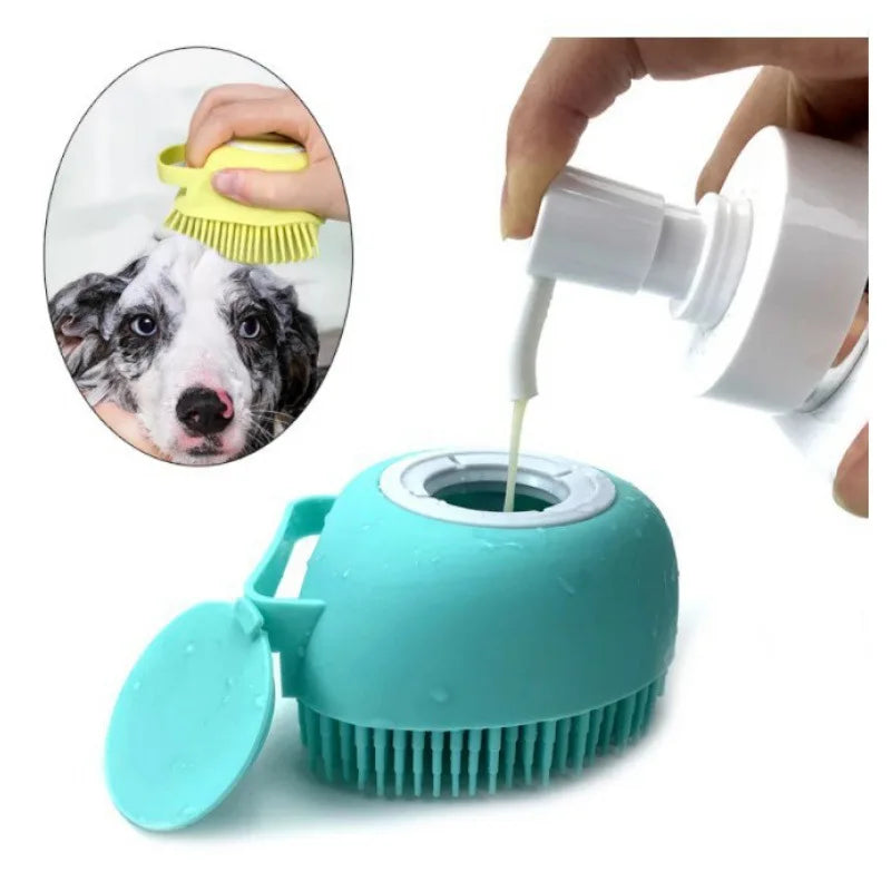 Soft Safety Silicone Pet Bath Brush Massage